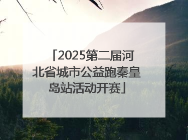 2025第二届河北省城市公益跑秦皇岛站活动开赛