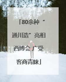 80余种“通川造”亮相西博会 广受客商青睐